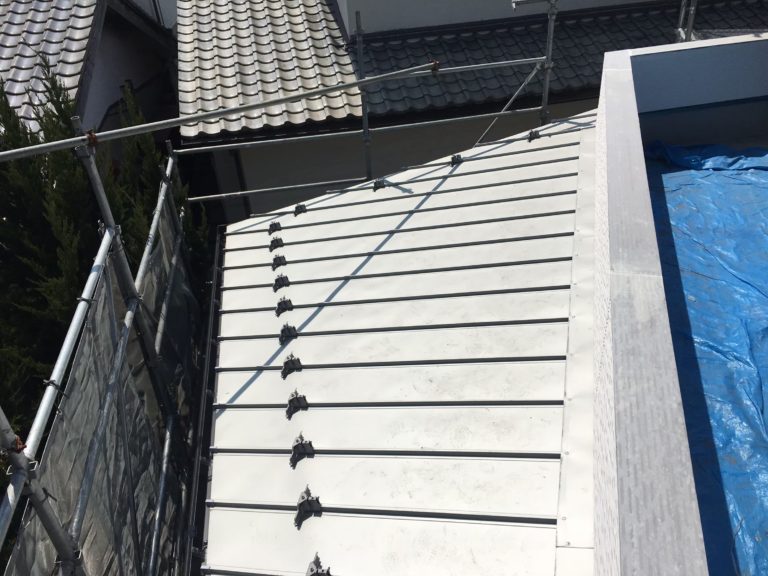 宇都宮市　新築工事　立平ﾛｯｸ　斜め部分　日光市④