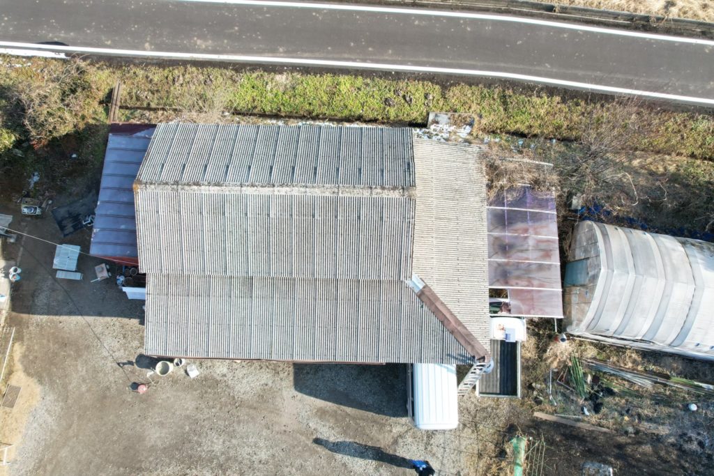 日光市　屋根　スレート　カバー　雨樋